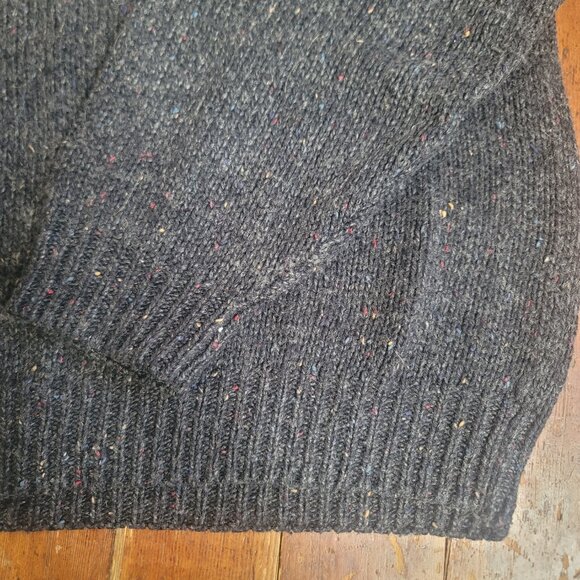 Cotton Traders Fully knit American Flag sweater, grey, Size Large, wool blend - Picture 4 of 7